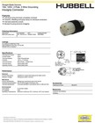 Lot 10x Hubbell Hbl5269c Ac Female Edison Nema 5-15r Receptacle 15a 125v Cl bk
