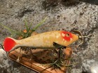 Vintage Heddon Spindiver Minnow Fishing Lure Antique Tackle Box Bait Bass Musky 