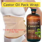 Cold-pressed Organic Castor Oil In Glass Bottle - 16 Fl Oz - 100  Pure And Natur