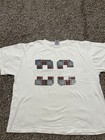 Vintage 90   s Y2k Washington Dc Plaid Print White T-shirt Size Large Rare Vtg