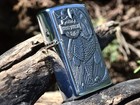 Harley Davidson Zippo Lighter - Eagle On Perch - Barrett-smythe - Bar And Shield