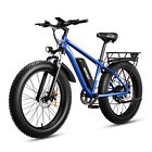 Amyet 1000w 48v 15ah Electric Bike Mountain E Bike 26  Fat Tire 28mph For Adult