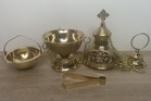 Traditional Triple Chain Brass Church Censer  Thurible W liner  Catholic Church 