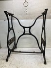 Vtg  Antique Germania Sewing Machine Table Base Legs Industrial Cast-iron Base