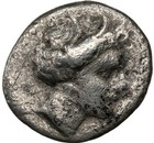Locris Opuntia 380-300 Bc Silver Trihemiobol Ancient Greek Soldier Coin Ngc Fine