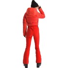 Women   s The North Face    off The Clock    550 Down One-piece Snowsuit     Red  New 
