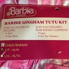 New Barbie Movie Gingham Tutu Kit Halloween Costume Girls S m Skirt Bandana
