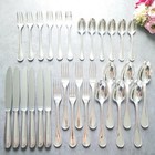 Christofle Perles 30pcs Silverplate Table Knife Fork Spoon Excellent With Box