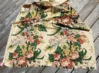 Vintage Cotton Floral Roses Decorating Fabric Vat Colored Mm  eldon  48 Wide