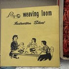 Vintage Lily Weaving Craft Hobby Loom Metal