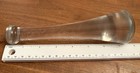 Vintage Clear Glass Pestle 8    Apothecary Pharmacy Use