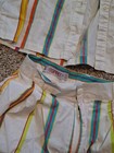 Vintage Espirit 80s Striped Short Set Size 10  High Waist Wide Leg Szl
