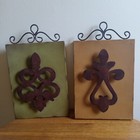 Set Of 2 Southern Living Home Heritage Metal Wall Plaques Rustic Decor 