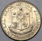 1958 Philippines 50 Centavos Choice Bu Us Design Coin  25051005r 