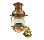 14  Nautical Maritime Ship Lantern Boat Light Brass   Copper Anchor Oil Lamp
