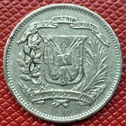 Dominican Republic 1975 Copper-nickel 10 Centavos  Km  19a