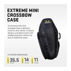 Tenpoint Extreme Mini Soft Crossbow Case 35 5 Inch Lightweight Storage  black 