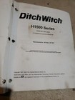Ditch Witch H1500 Parts Manual