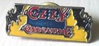 Ozzy Osbourne Vintage Pin Badge Bats Osbourne Black Sabbath
