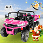 24v Kids Ride On Car Dump Truck With Remote Control 2 Seater 4wd Electric Toys-