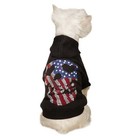 Zack   Zoey America s Pup Skull Hoodies For Dogs Dog Hoodie Sweatshirt Black
