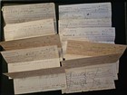 1880s Polk County  Missouri Tax Receipts 11 Piece Lot