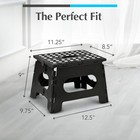 Folding Step Stool 9 Inch Portable Stool For Kitchen Bathroom
