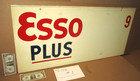 Esso Gas Oil --double Sided Swinging Sign Old - Original - Vintage Big Heavy 36 