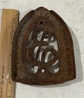 Antique Cast Iron Trivet Flat Iron Rest Footed Enterprise Mfg Co  Philadelphia