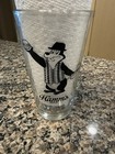 Rare Hamm s Beer Bear Frenchman   s  Pint Glass   Hamms Bear Theo Holding A Burger