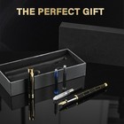 Fountain Pen Set  Medium Nib 0 5mm  Includes 10 Ink Cartridges   2 Ink Refill   