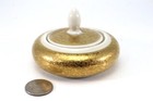 Powder Box Trinket Gold Royal Porcelain Bavaria 2-piece Vintage