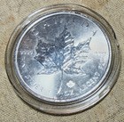 2017 Dated  9999 Fine Silver 1 Oz  Canadian Maple Leaf Five Dollar Bullion Coin