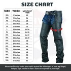 Tall Leather Chap Motorcycle 4  Additional Length For Long Legs Sku  hl12800tall