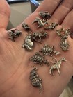 Lot Of 13 Vintage 925 Sterling Silver Charms Totaling 35 7 Grams Animals Assort