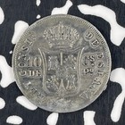 1885 Spanish Philippines 10 Centimos Lot f4757 Silver 