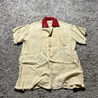 King Louie True Vintage 1970   s White Red Coca Cola Polo Bowling Shirt Kids 12