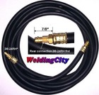 Weldingcity   Power Cable Gas Hose 57y03r  rubber  25-ft Tig Welding Torch 9 17