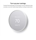 Google Nest Smart Programmable Wi-fi Thermostat Snow Model G4cvz New Sealed Box