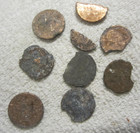 9 Lot Of Ugly And Partial Lincoln Cent Pennies penny  funny Gag Comic 9 Cents