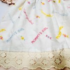 Vintage Baby Dress Sz 12mo Pink White Mommy   s Girl Flowers Lace