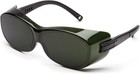 Pyramex Ots Safety Glasses  Anti-fog  Shade 5 0 Ir  Green Lens black Frame