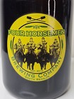 Four Horsemen Brewing Glass Beer Growler 64oz Bottle South Bend In Defunct Nos