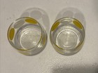 2 Vtg Mid Century Modern Russell Wright Polka Dot  Lowball Glasses