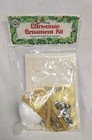 Vintage Holiday Industries Green Sparkle Sequin Beaded Christmas Ornament Kit