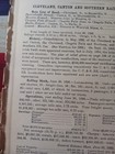 1897 Train Report Cleveland Canton   Southern Railroad Marks Navarre Minerva Oh