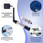 Wireless Dmx512 Transmitter Receiver Kit 2 4g No Latency 4pcs Silver Dmx512 Kit