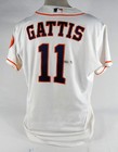 2016 Houston Astros Evan Gattis  11 Game Used White Jersey 2hr 4 Rbi 48 Dp67621