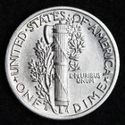 1937-s Mercury Silver Dime Au Free Shipping 