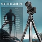 Manbily Carbon Fiber Tripod For Shooting   Outdoor Picatinny Arca Swiss Adapter